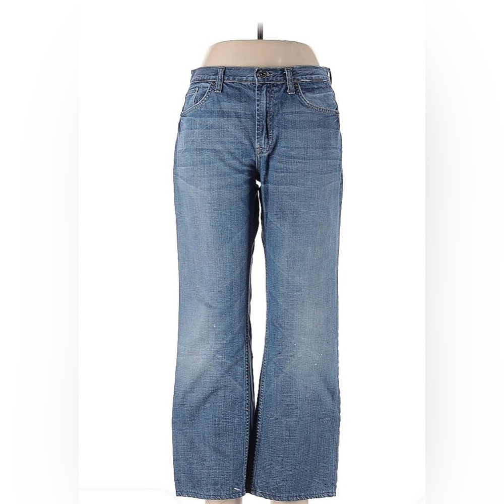 Banana Republic straight leg Size 33/34 women’s blue jeans (13)